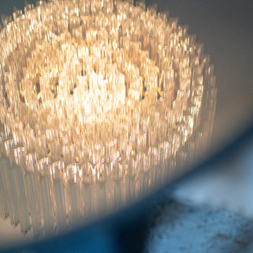 Feathered Luxe Dining & Foyer