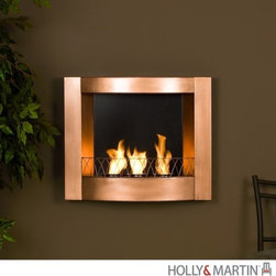 Holly & Martin&trade; Hallston Wall Mount Fireplace - Indoor Fireplaces