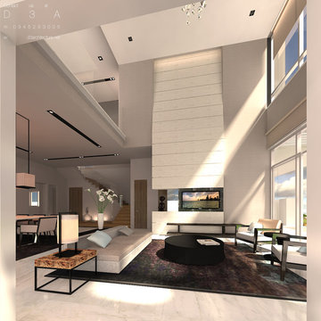 Interior design for villa @ Riviera Cove, dst 9, Hcm city