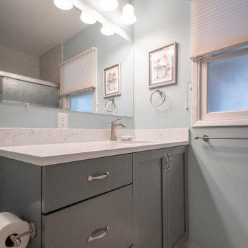 Small Bathroom with Grab Bars