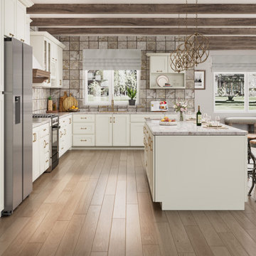 Serene Shaker Dove White Gallery| Kitchen Projects