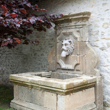 Exterior water Fountains for Pools and Walls, Mediterranean Style