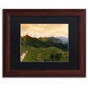 Philippe Hugonnard 'Great Wall XVI' Art, Wood Frame, Black Matte, 14"x11"