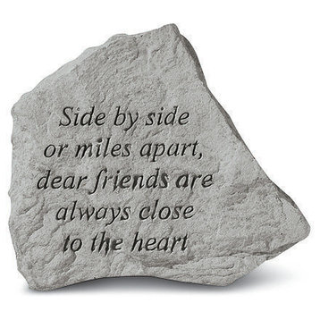 "Side By Side or Miles Apart" Garden Stone