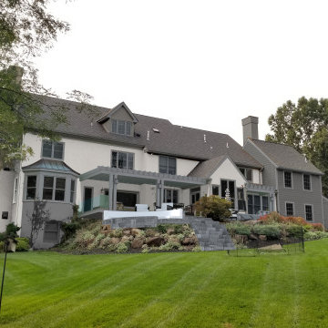 Villanova house exterior renovation