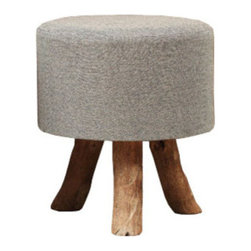 Jute & Wood Linea Stool - Products