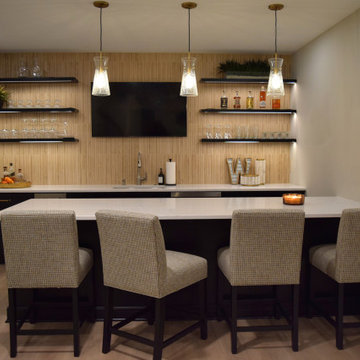 Speakeasy Inspired Basement Remodel Gainesville, VA