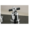 Kingston Brass FSC895.ZX Millennium 1.2 GPM Widespread Bathroom - Brushed