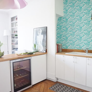 Un appartement parisien de 2 pièces transformé en 3 pièces