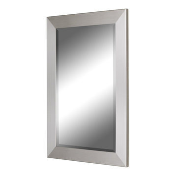 Aosta Silver Wall Mirror, 26"x36"