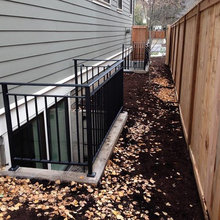 rail for basement window