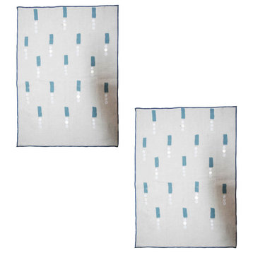Set Of 2 Cotton Kitchen Towel 26x20"