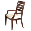 American Drew Miramar Wood Arm Chair in Auburn on Prima Vera, Set of 2