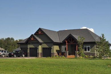 Example of a trendy exterior home design in Edmonton