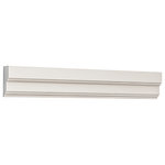 Baugrup / Ace Foam Designs LLC - Exterior Window Trim - Exterior decorative moulding / corniche, made from EPS Foam and precoated with the unique BAUCOAT exterior grade acrylic coating. Items are delivered in standard 8" (96 in) long bars, as shown in section, without bevel cuts or corner pre-cuts. All bevel cuts and adjustments are made on site with a handsaw or circular saw. Joints are made with approved adhesives and may be additionally overlapped with a thin alkali resistant fiber glass mesh. Profiles are ready for application with any approved EPS adhesive on the existing wall, according to manufacturer's instructions. Ready for primer/sealer and paint. Items are decorative only and cannot be used as structural and are not intended to carry loads (other than snow load).