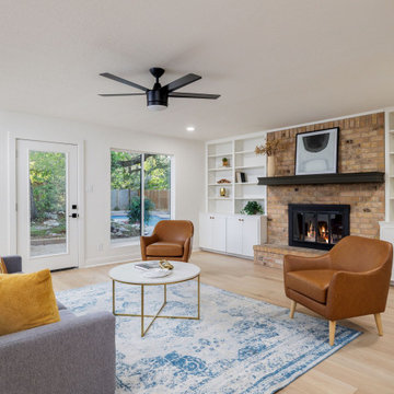 Living Room Interior Photography - Austin Luxury Home