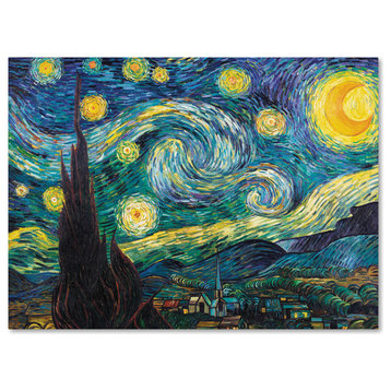 'Starry Night' Canvas Art by Vincent van Gogh