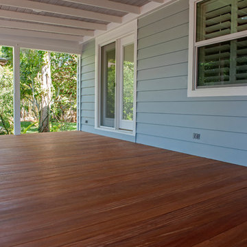 Garapa Decking used in Florida Coastal Home