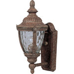 Maxim Lighting International - Morrow Bay VX 1-Light Outdoor Wall Lantern - Create a welcoming exterior with the Morrow Bay VX Outdoor Wall Sconce. This 1-light wall sconce is finished in a unique color with glass shades and shines to illuminate your home's landscaping. Hang this sconce with another (sold separately) to frame your front door.