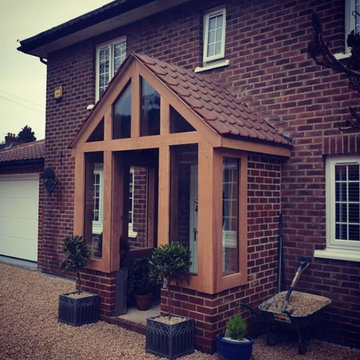 Glazed oak porch