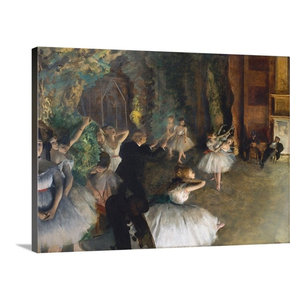 Degas Ballet Dancer With Arms Crossed Canvas Art Contemporary Prints And Posters By Trademark Global