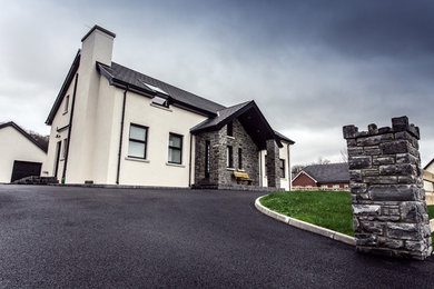 Photo of a contemporary house exterior in Belfast.