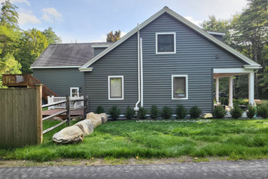 Exterior siding, paint, gutters