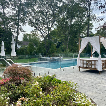 Stunning Frameless Glass Pool Fence Installation in Remsenburg-Speonk, NY 11960