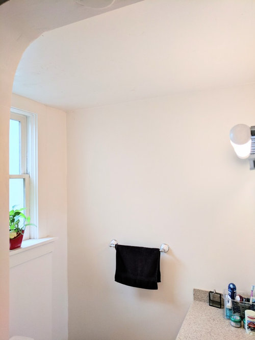 What to do with empty bathroom wall?