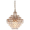 Thayer 3-Light Crystal Chandelier by Kosas Home