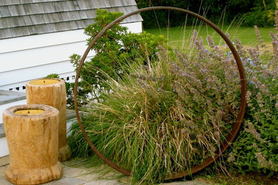 Beach style patio photo in Providence