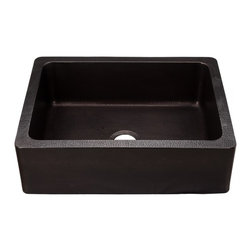 30" Copper Single Bowl Apron Farmhouse Sink - Kitchen Sinks