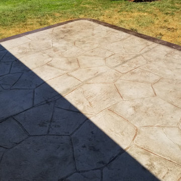 Stamped concrete patio 0027