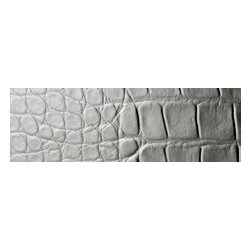 IDS Group - Ll Croconova Platin, Platinum Crocodile Synthetic Leather - Wallpaper