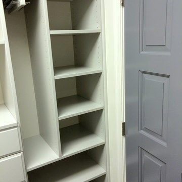 Grey Small Walk-in Closet