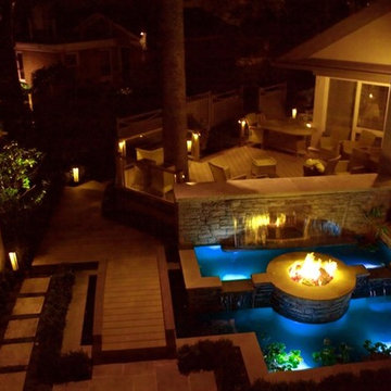 Asian-Influenced Courtyard