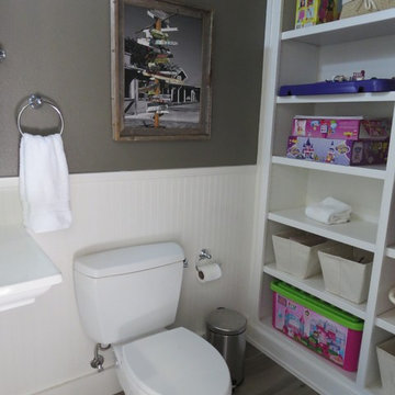 Transitional small bathroom, Austin, TX