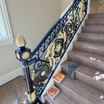 Project #135 | A Vibrant Double Curved Staircase