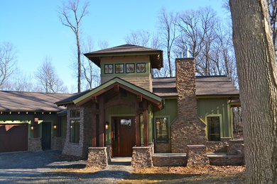 Inspiration for a rustic exterior home remodel in Other