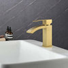 Givingtree Single Lever Operation Single Hole Bathroom Faucet,Gold
