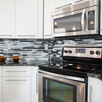 Glass Backsplash Tile Modern Brick