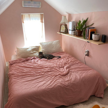 Lime Wash Pink Bedroom