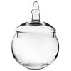 Glass Apothecary Jar Candy Buffet Container H-10"  D-6" Set of 1, 6"x10", 2 Pieces
