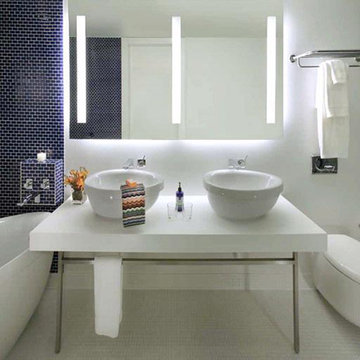 Triple Fusion Lighted Mirror by Electric Mirror