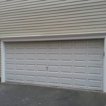 5 1/4" HardiePlank Cedarmill Sandtone Beige Arctic White HardiTrim Stratford