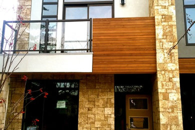 Minimalist exterior home photo in Calgary