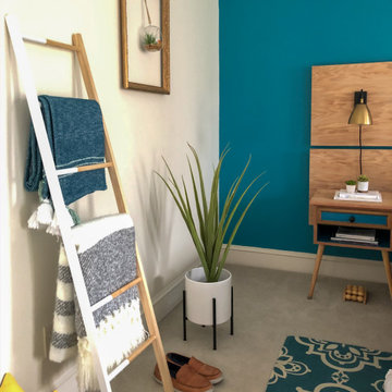 Teal Sunny Temptation Master Bedroom