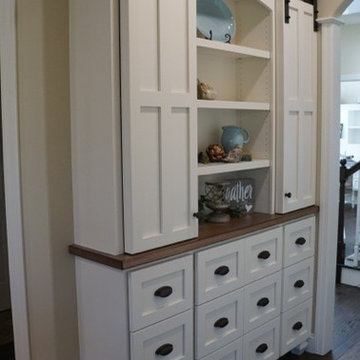 Contemporary Interior ReDesign w/ Coastal Cottage Details