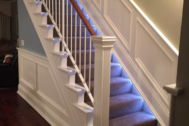 wainscoting & stair project