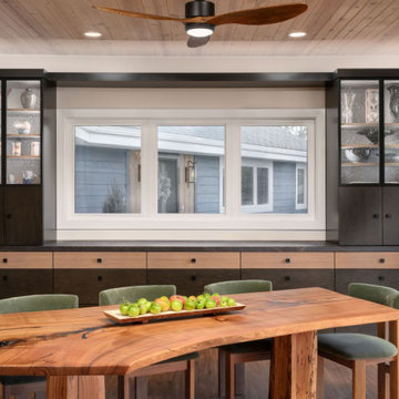 Warm Modern Gathering Kitchen